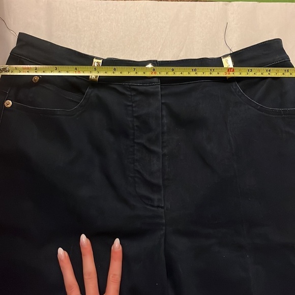 St. John Sport Blue Straight Leg Gold Hardware Jeans - Picture 11 of 14